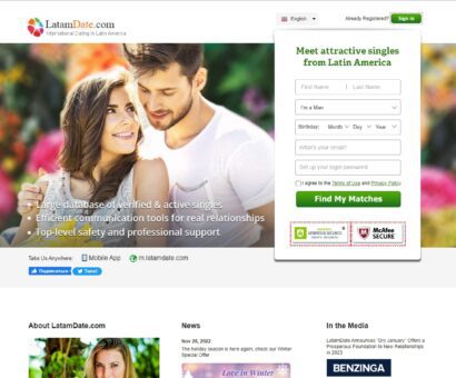 LatamDate Webbplats recension 2023 â Gratis krediter, kostnader, laglighet - foto 